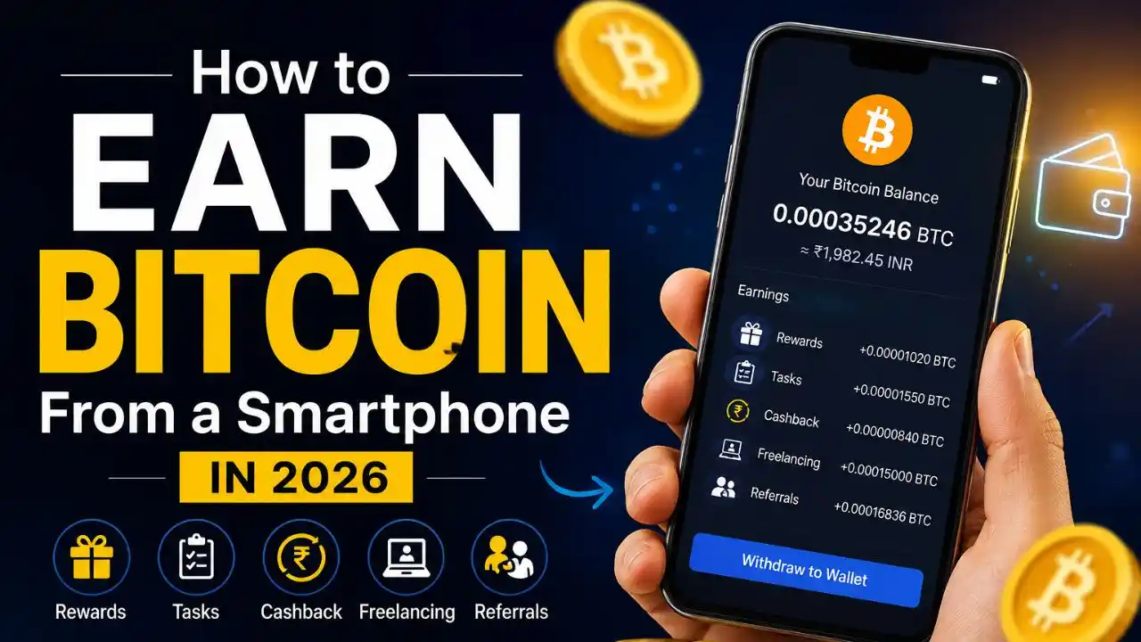 How to earn Bitcoin from a smartphone in 2026